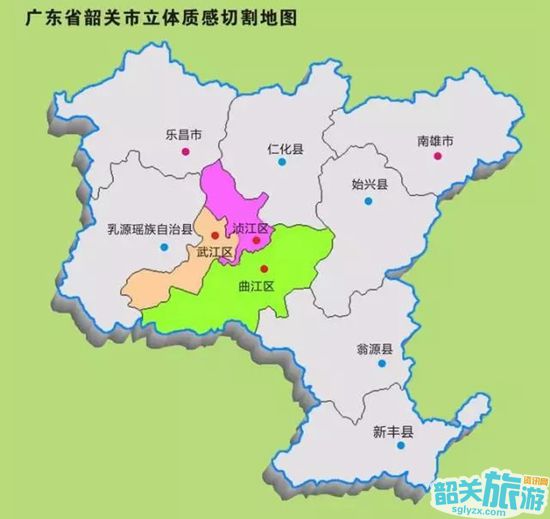 广东韶关市区详细地图图片