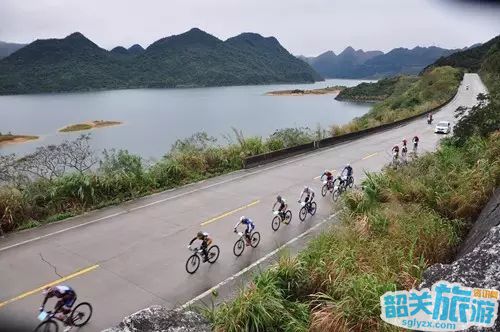 (一)比赛路线 设在广东省乳源瑶族自治县南水湖沿岸水泥公路
